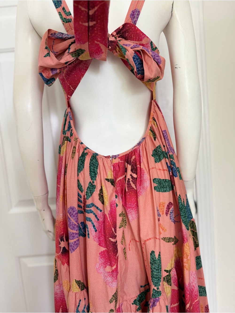 FARM RIO Floral Sea Midi Dress 
Sz Small - Picture 8 of 10